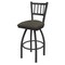 Holland Bar Stool Co 25" Swivel Counter Stool, Pewter Finish, Graph Chalice Seat 81025PW019 - alternate 1